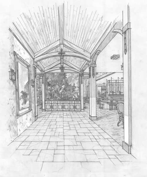 Home Interior Drawing