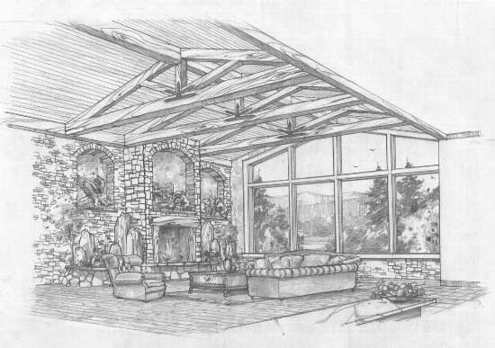 Home Interior Drawing