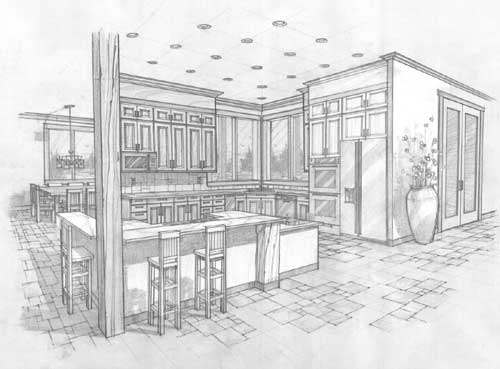 Home Interior Drawing