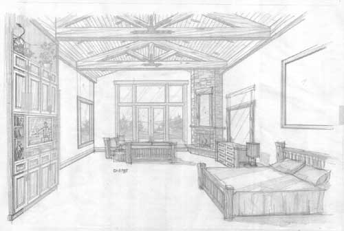 Home Interior Drawing