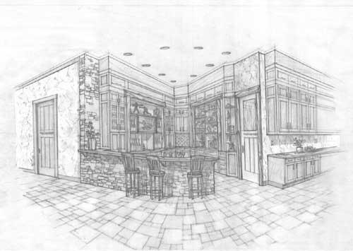 Home Interior Drawing