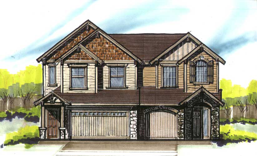 3-Bedroom, 1504 Sq Ft Country House Plan - 149-1220 - Front Exterior