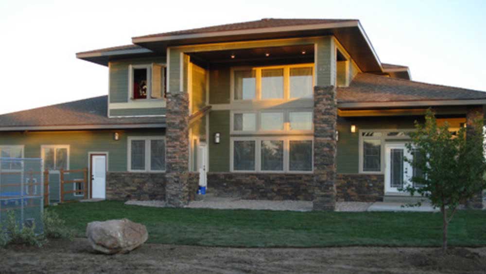 Home Plan Rear Elevation