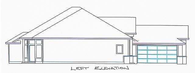 Home Plan left Elevation