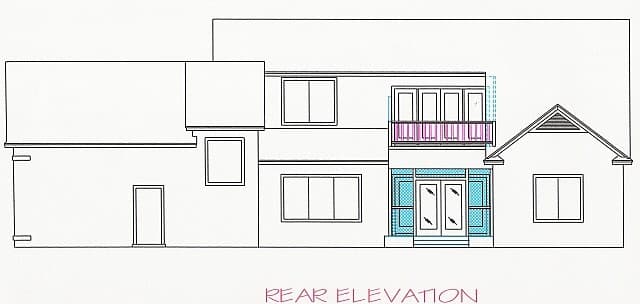 Rear elevation