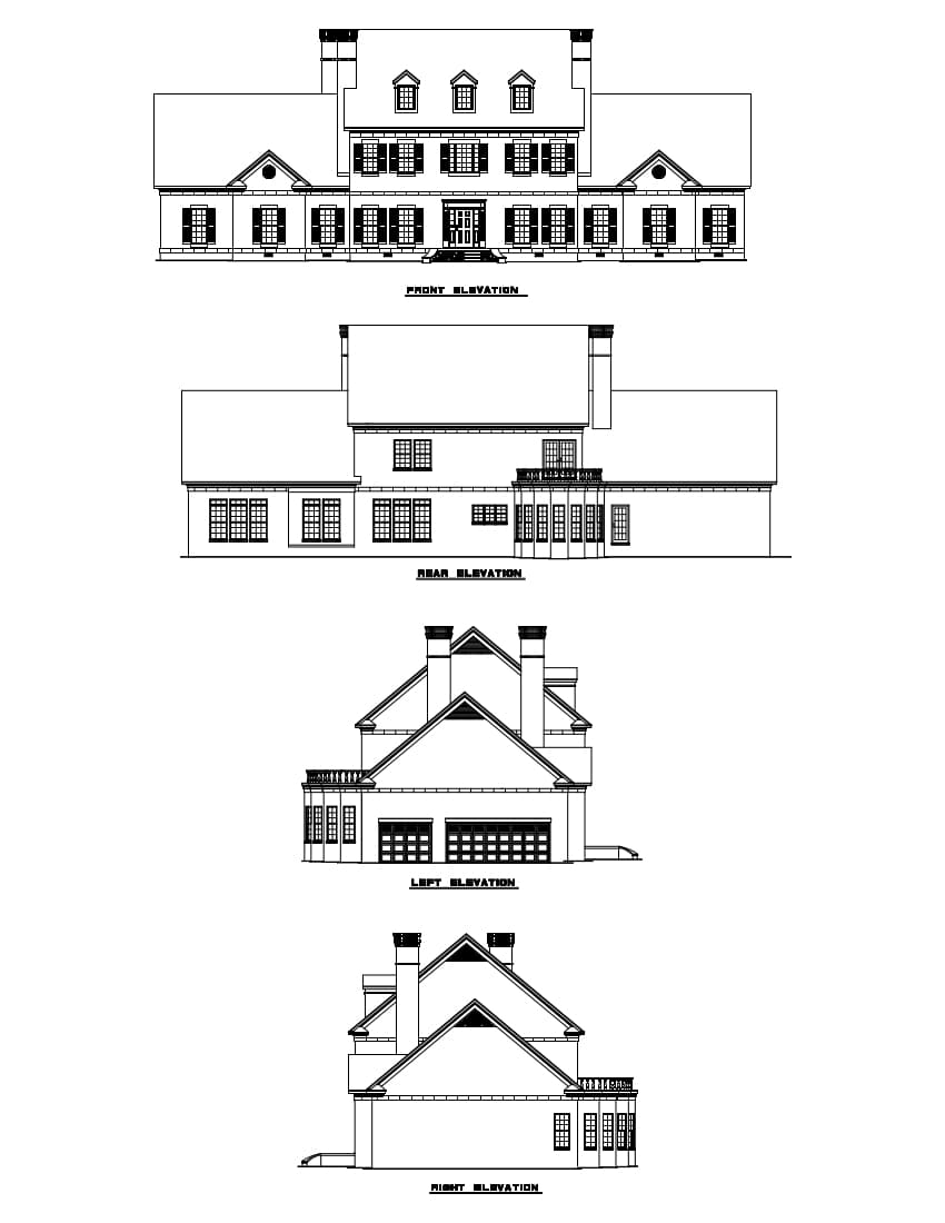 Home Plan Front Elevation