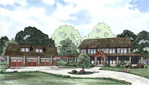 Home Plan Front Elevation