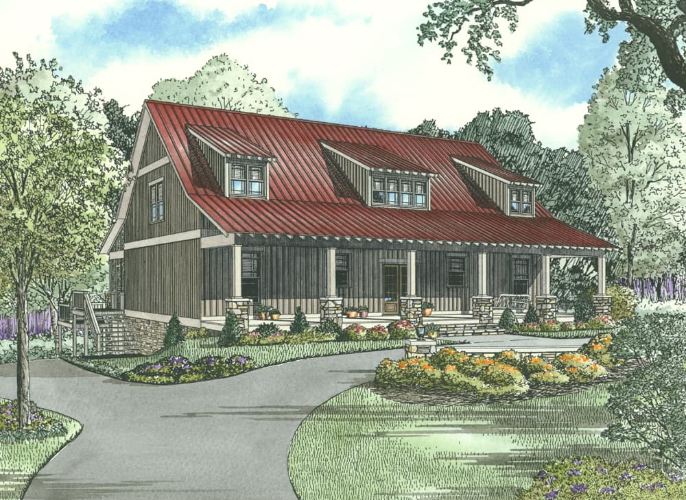 Home Plan Front Elevation