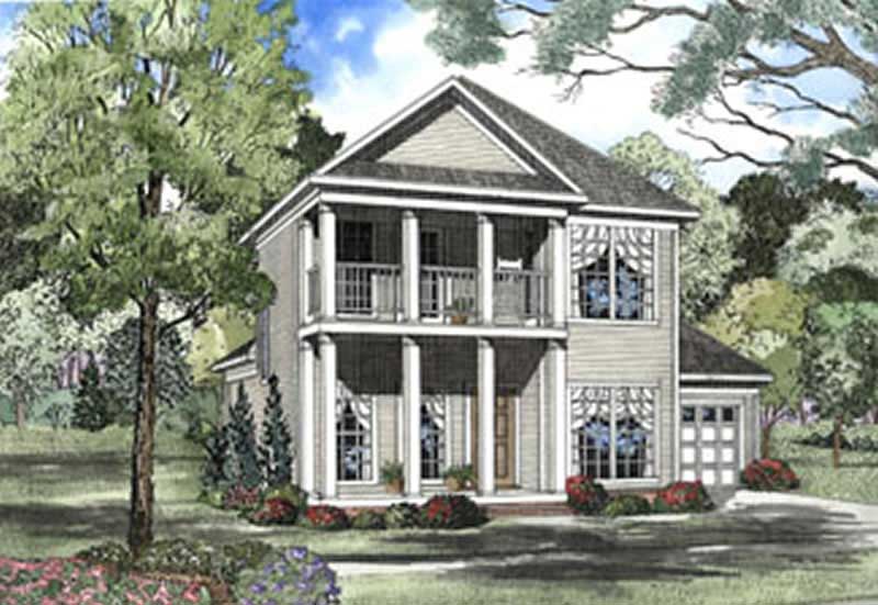 3-Bedroom, 1651 Sq Ft Southern House Plan - 153-1328 - Front Exterior