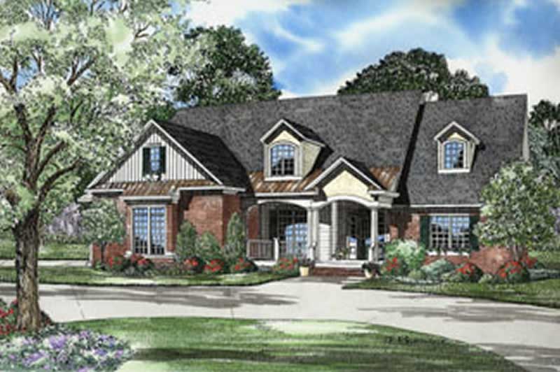 5-Bedroom, 2975 Sq Ft French House Plan - 153-1361 - Front Exterior