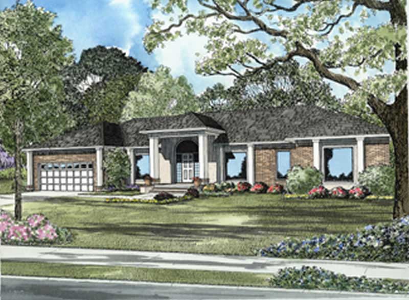 4-Bedroom, 2024 Sq Ft Coastal Home Plan - 153-1441 - Main Exterior