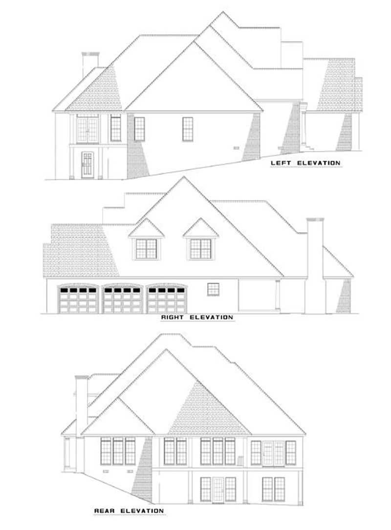 Home Plan Elevations