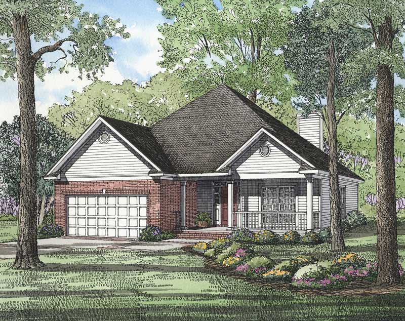 3-Bedroom, 1892 Sq Ft Southwest House Plan - 153-1548 - Front Exterior