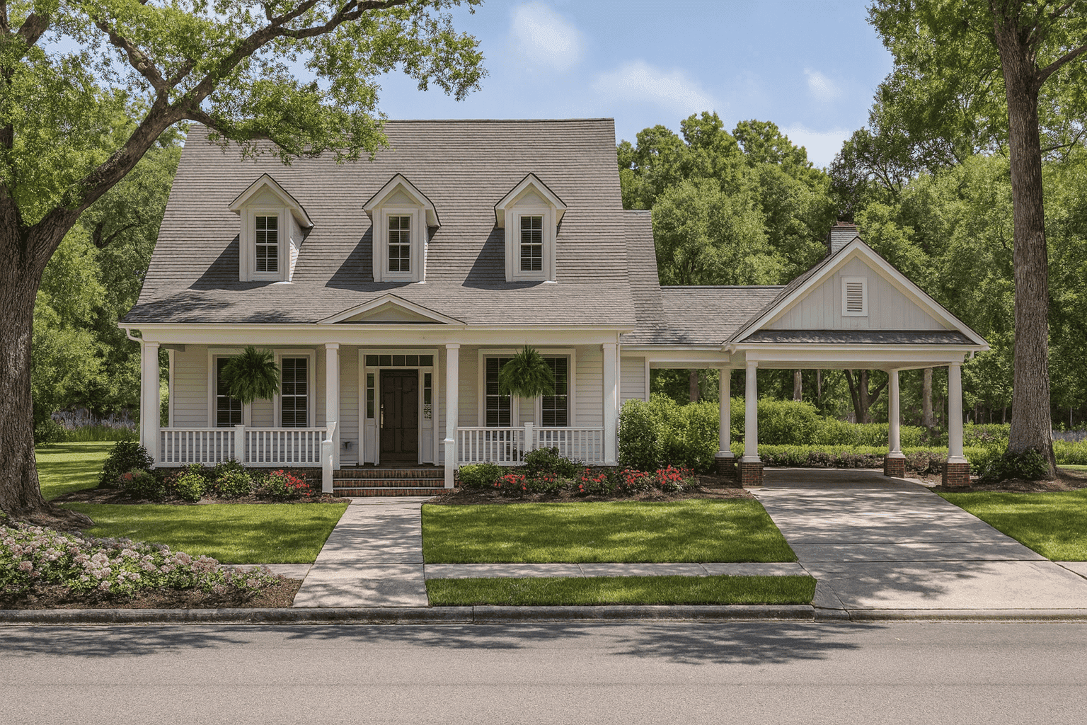 4-Bedroom, 2286 Sq Ft Colonial House Plan - 153-1693 - Front Exterior