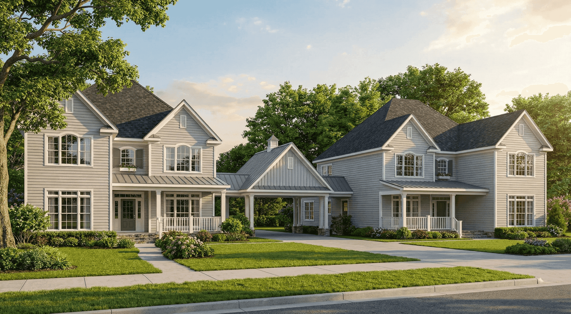 Front elevation of Country home (ThePlanCollection: House Plan #153-1713)