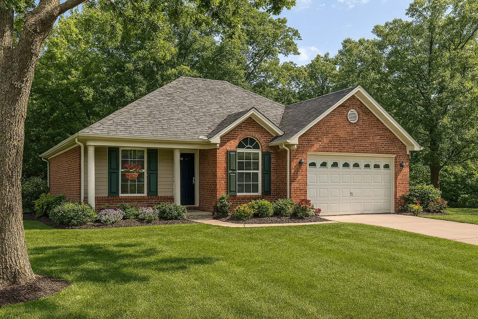 3-Bedroom, 1214 Sq Ft Small House Plans - 153-1721 - Main Exterior