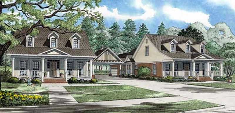 4-Bedroom, 2315 Sq Ft Cape Cod Home Plan - 153-1753 - Main Exterior