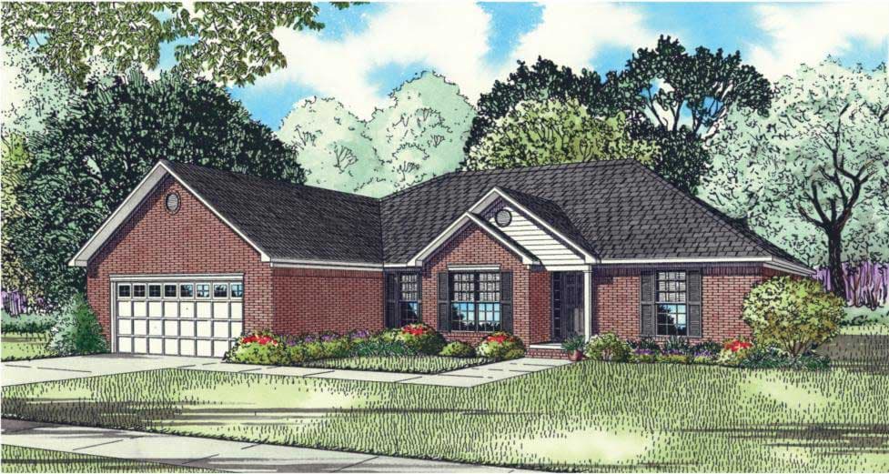 4-Bedroom, 2146 Sq Ft European House Plan - 153-1783 - Front Exterior