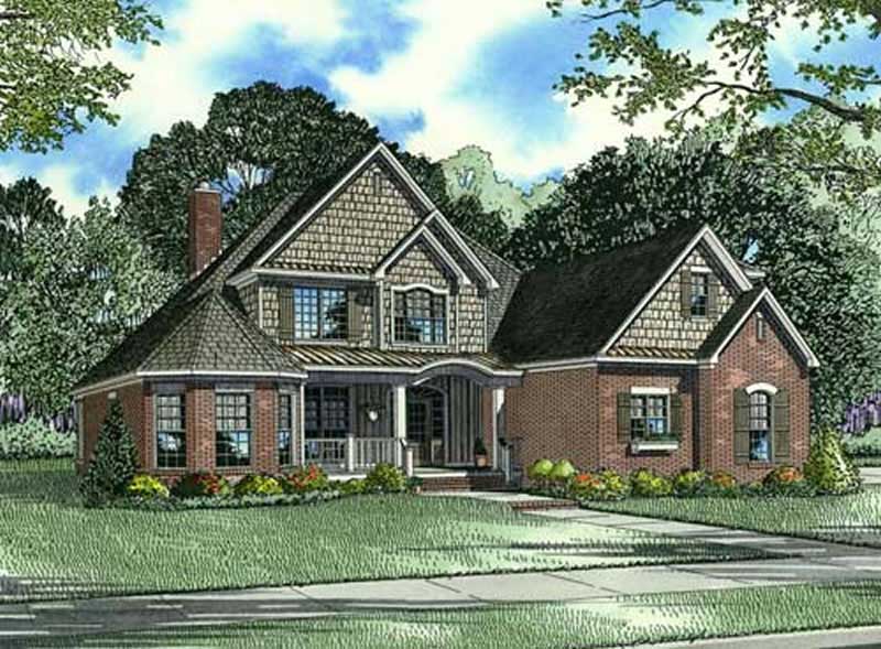 4-Bedroom, 2852 Sq Ft Craftsman House Plan - 153-1796 - Front Exterior
