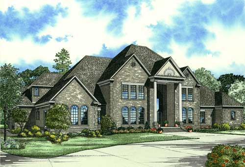 3-Bedroom, 7045 Sq Ft Shingle Home Plan - 153-1827 - Main Exterior