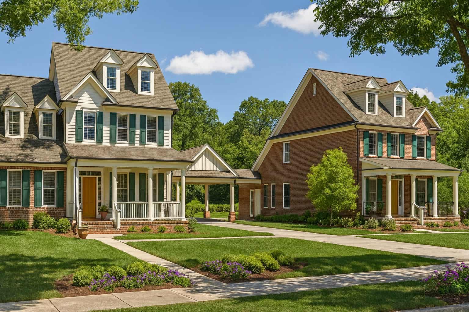 8-Bedroom, 5454 Sq Ft Duplex/Multi-Unit Home Plan - 153-1884 - Main Exterior