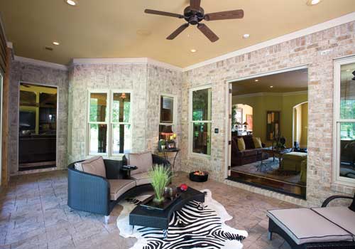 Covered Rear Porch