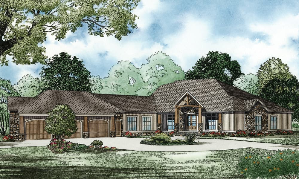 Home Plan Front Elevation