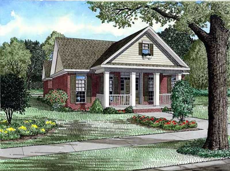 3-Bedroom, 1895 Sq Ft Country Home Plan - 153-1924 - Main Exterior