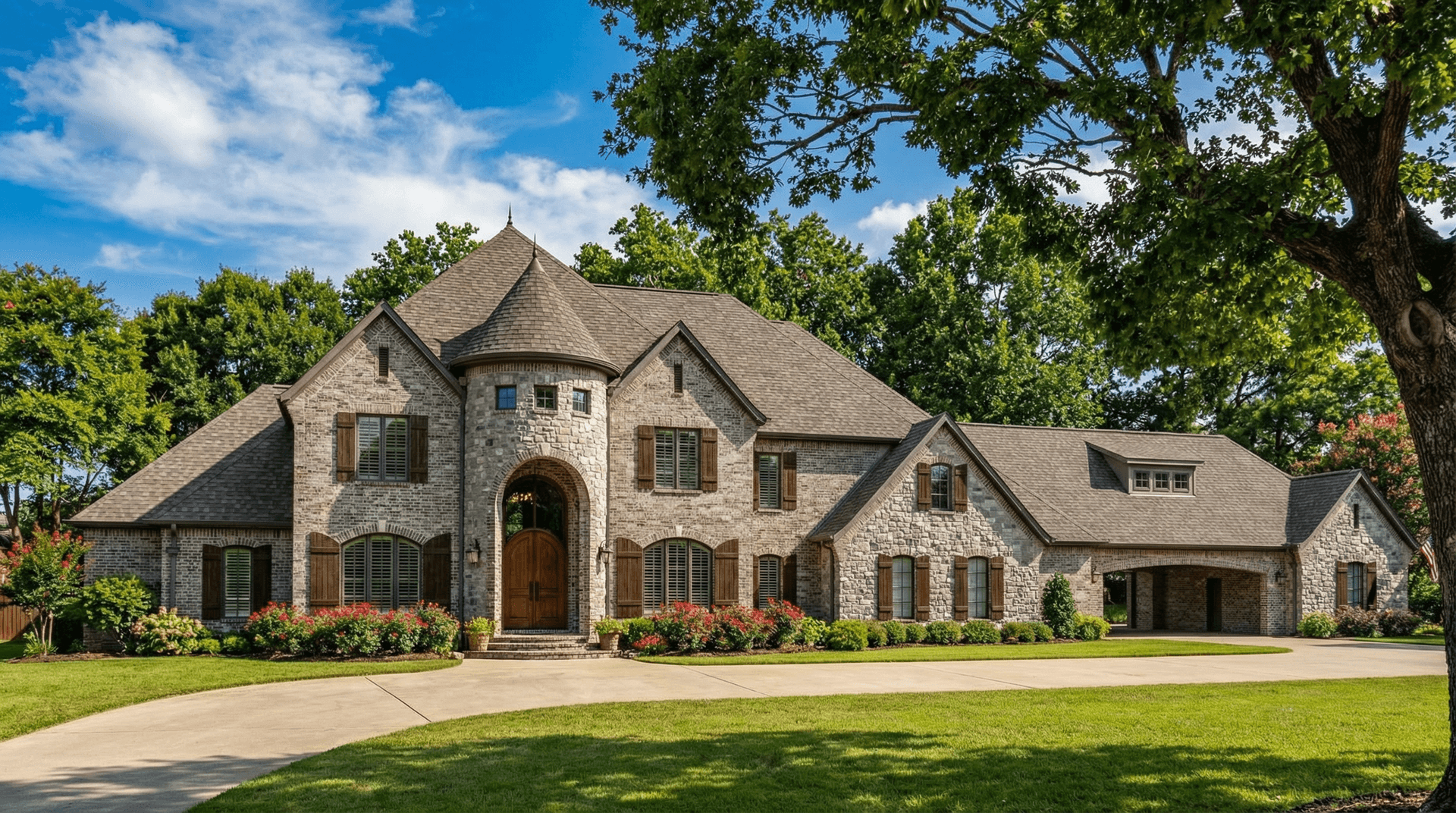 4-Bedroom, 5089 Sq Ft Luxury Home - Plan #153-2002 - Main Exterior