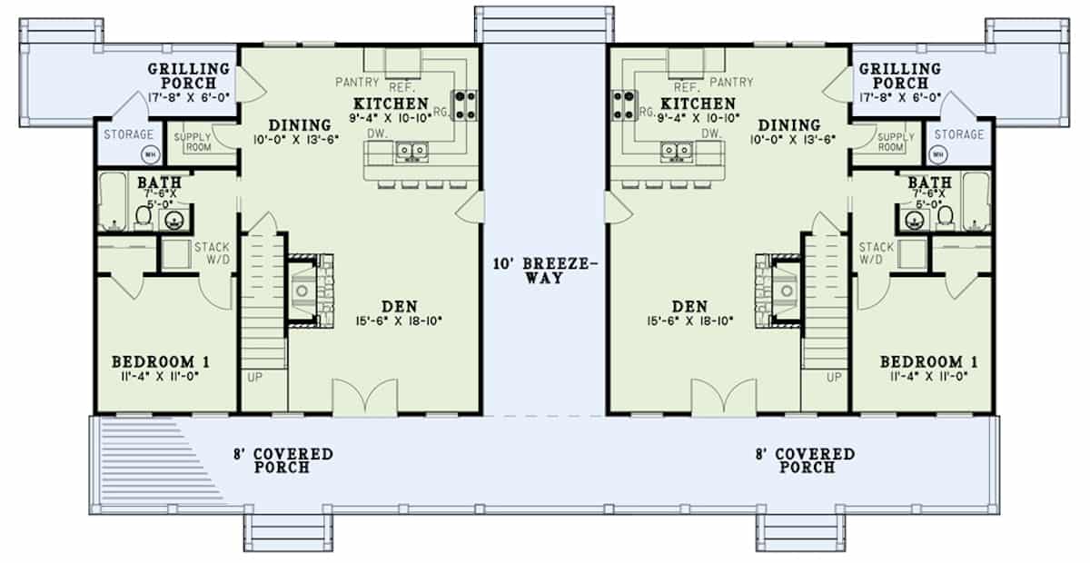 Main Level of Multi-Unit Plan #153-2017