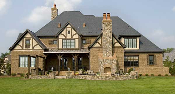 Home Plan Rear Elevation