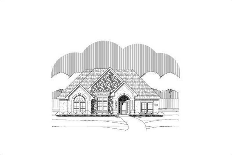 4-Bedroom, 3056 Sq Ft Ranch Home Plan - 156-1009 - Main Exterior