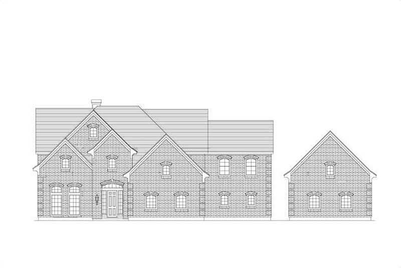 5-Bedroom, 7706 Sq Ft Luxury Home Plan - 156-1076 - Main Exterior