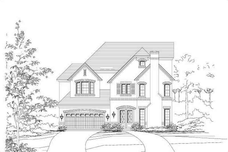 3-Bedroom, 3610 Sq Ft Luxury Home Plan - 156-1239 - Main Exterior