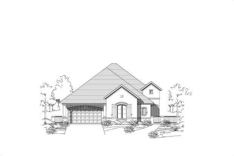 3-Bedroom, 2302 Sq Ft Ranch Home Plan - 156-1285 - Main Exterior