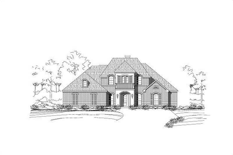 5-Bedroom, 3531 Sq Ft Luxury Home Plan - 156-1312 - Main Exterior