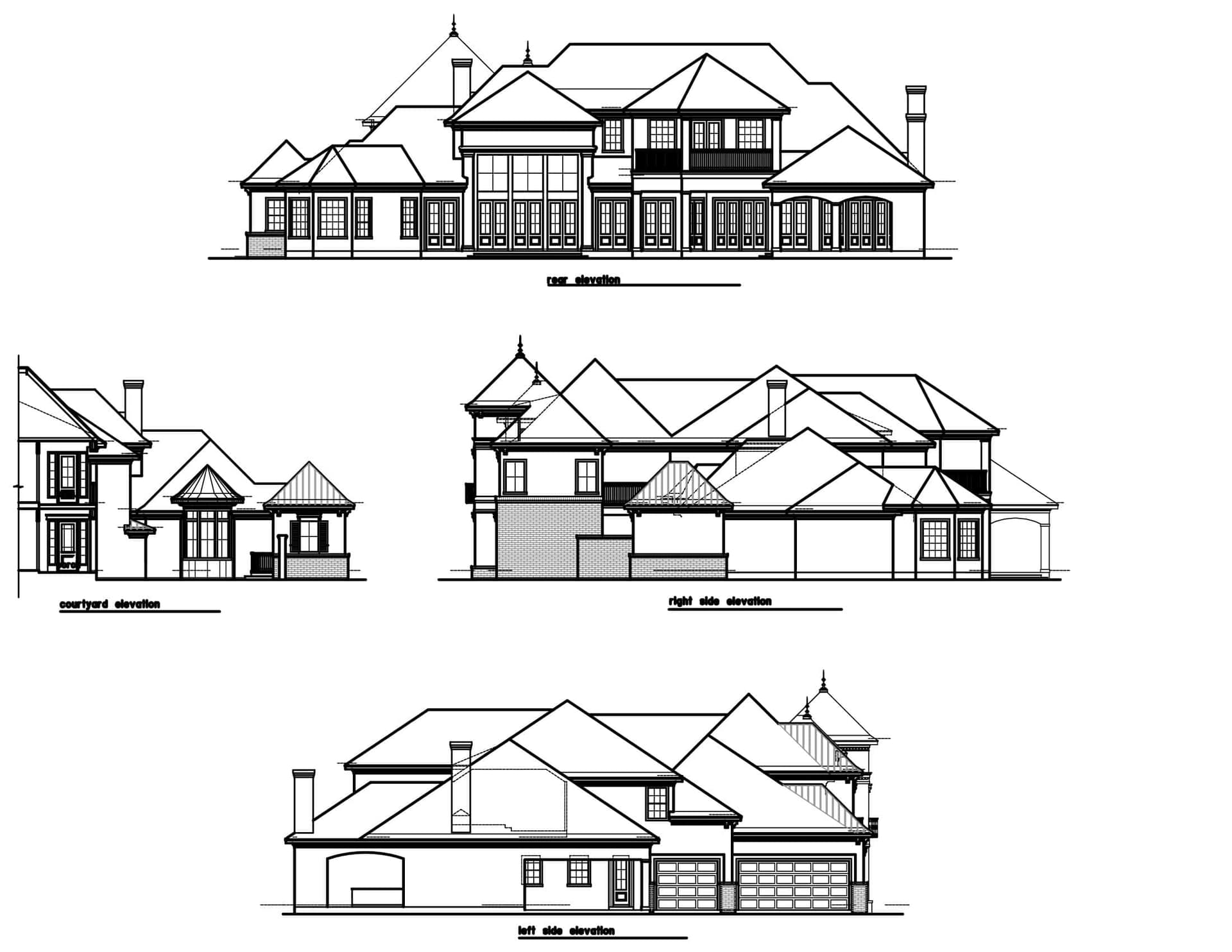 Home Plan Elevations