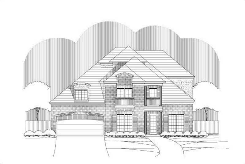 3-Bedroom, 4135 Sq Ft Luxury Home Plan - 156-1680 - Main Exterior