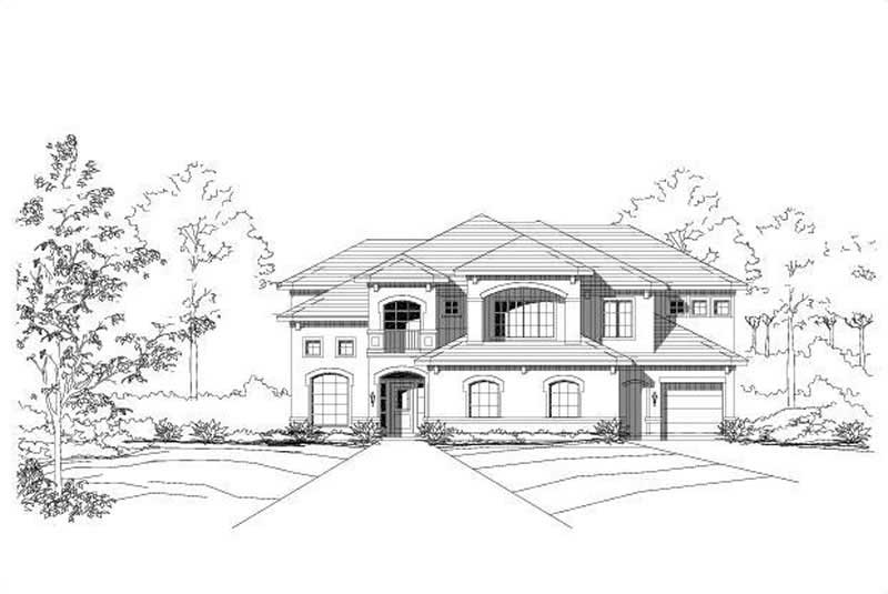 4-Bedroom, 4028 Sq Ft Luxury Home Plan - 156-1780 - Main Exterior