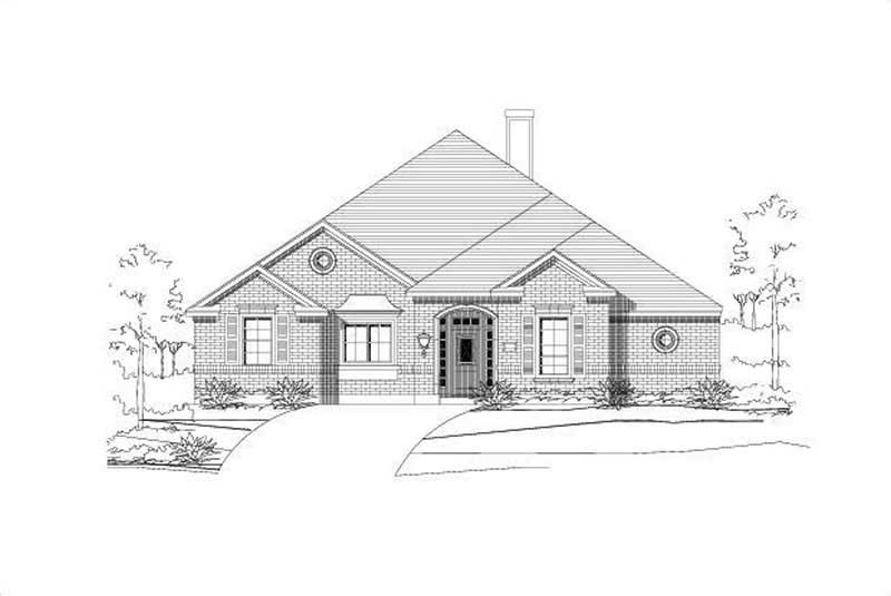 3-Bedroom, 2752 Sq Ft Ranch Home Plan - 156-1944 - Main Exterior