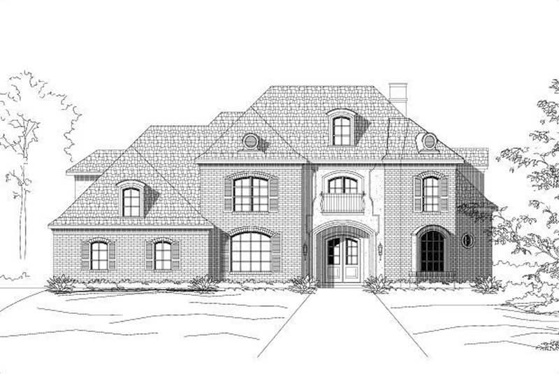5-Bedroom, 3627 Sq Ft Country Home Plan - 156-1953 - Main Exterior