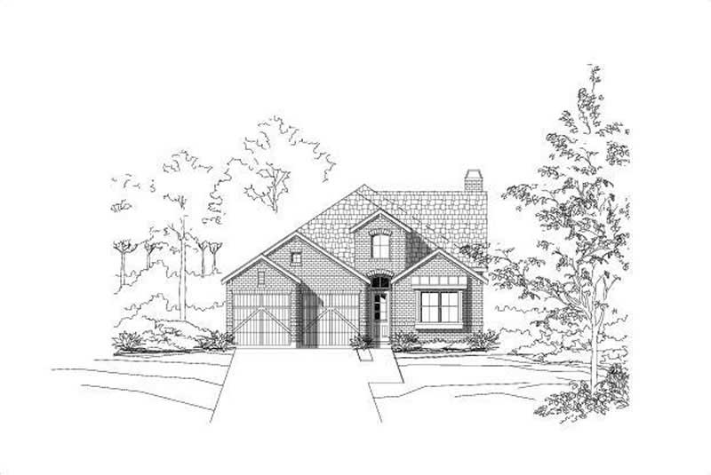 3-Bedroom, 2522 Sq Ft Ranch Home Plan - 156-1994 - Main Exterior
