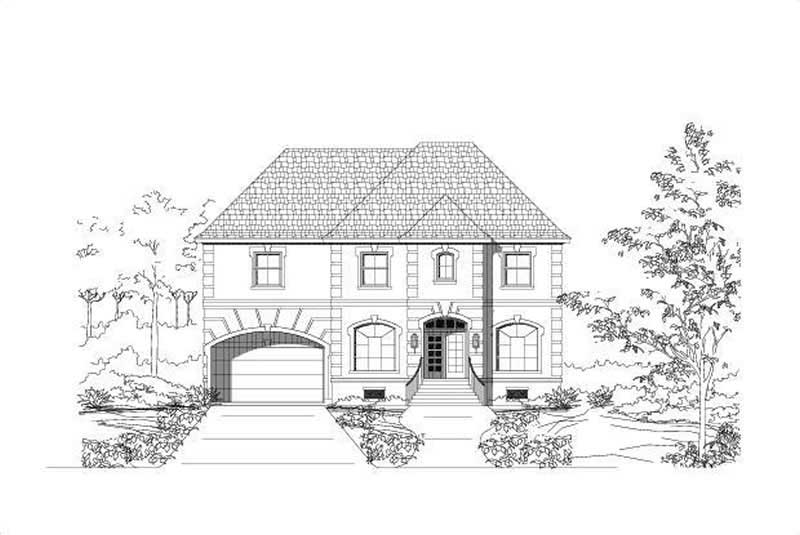 4-Bedroom, 3739 Sq Ft Luxury Home Plan - 156-2095 - Main Exterior