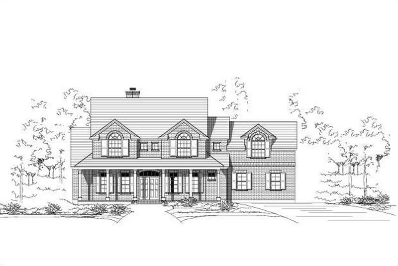 4-Bedroom, 3744 Sq Ft Luxury Home Plan - 156-2161 - Main Exterior
