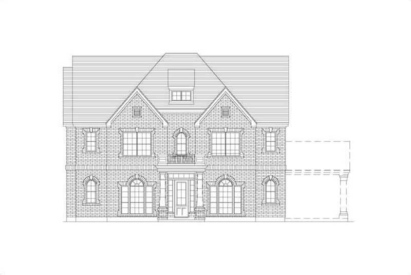 5-Bedroom, 3745 Sq Ft Luxury Home Plan - 156-2212 - Main Exterior