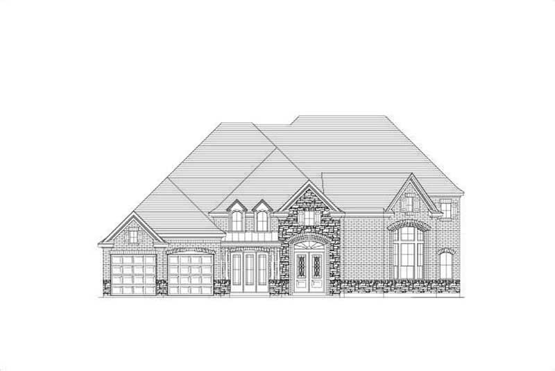4-Bedroom, 4275 Sq Ft Country Home Plan - 156-2223 - Main Exterior