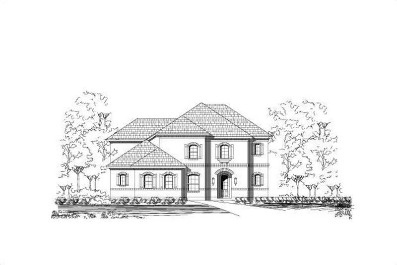 3-Bedroom, 3400 Sq Ft Luxury Home Plan - 156-2249 - Main Exterior