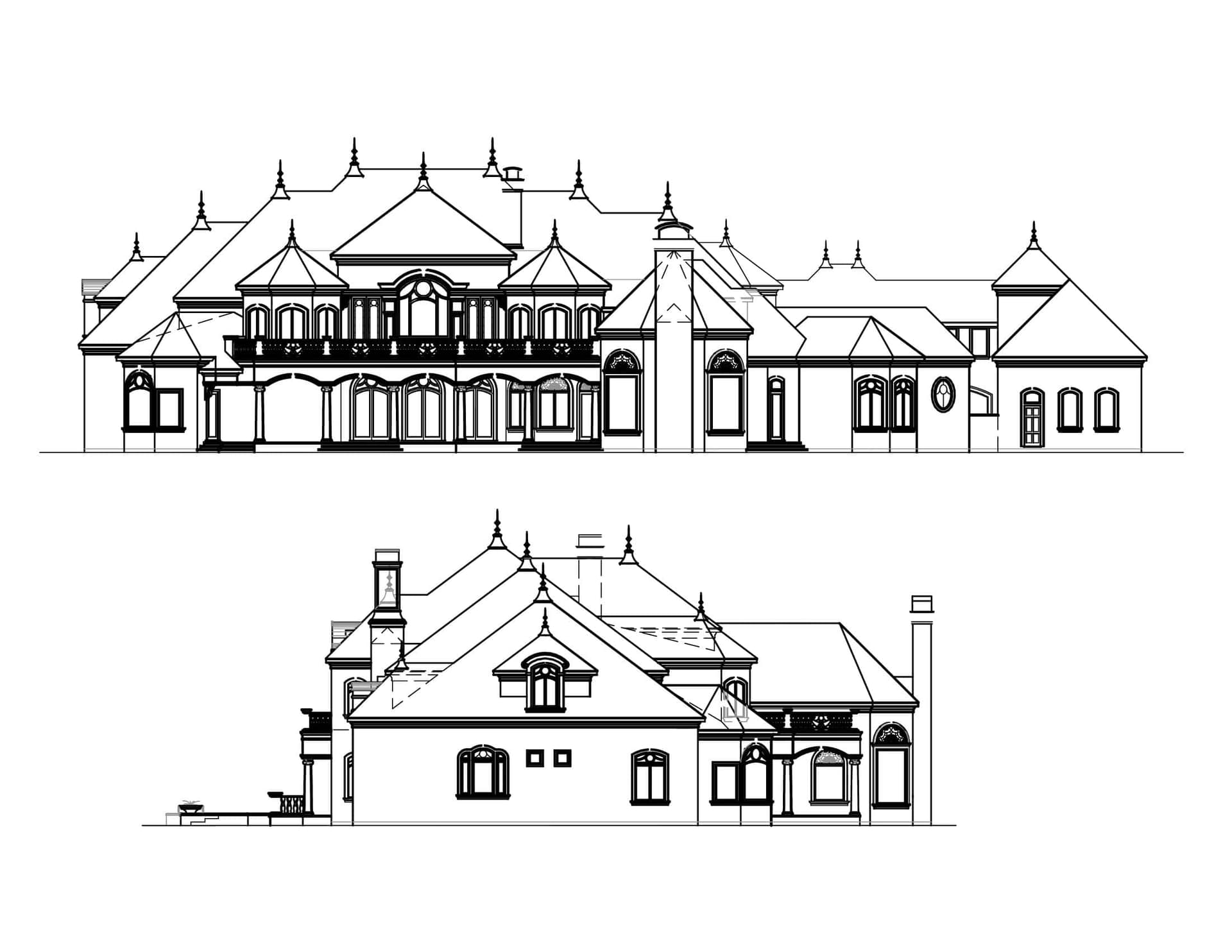 Home Plan Elevations