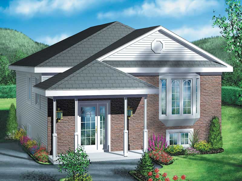 2-Bedroom, 952 Sq Ft Bungalow Home Plan - 157-1085 - Main Exterior