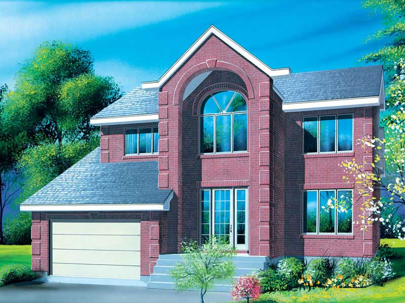4-Bedroom, 2350 Sq Ft European Home Plan - 157-1109 - Main Exterior